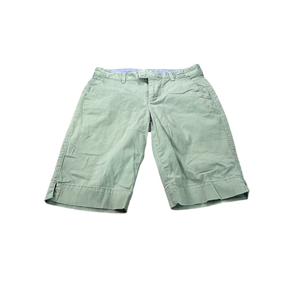 Gap Womens Bermuda Shorts Size 4 Green Casual Summer Wear